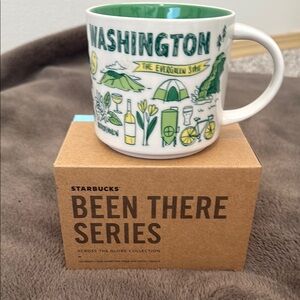 Starbucks Been There Series Washington Mug - Green and White with box